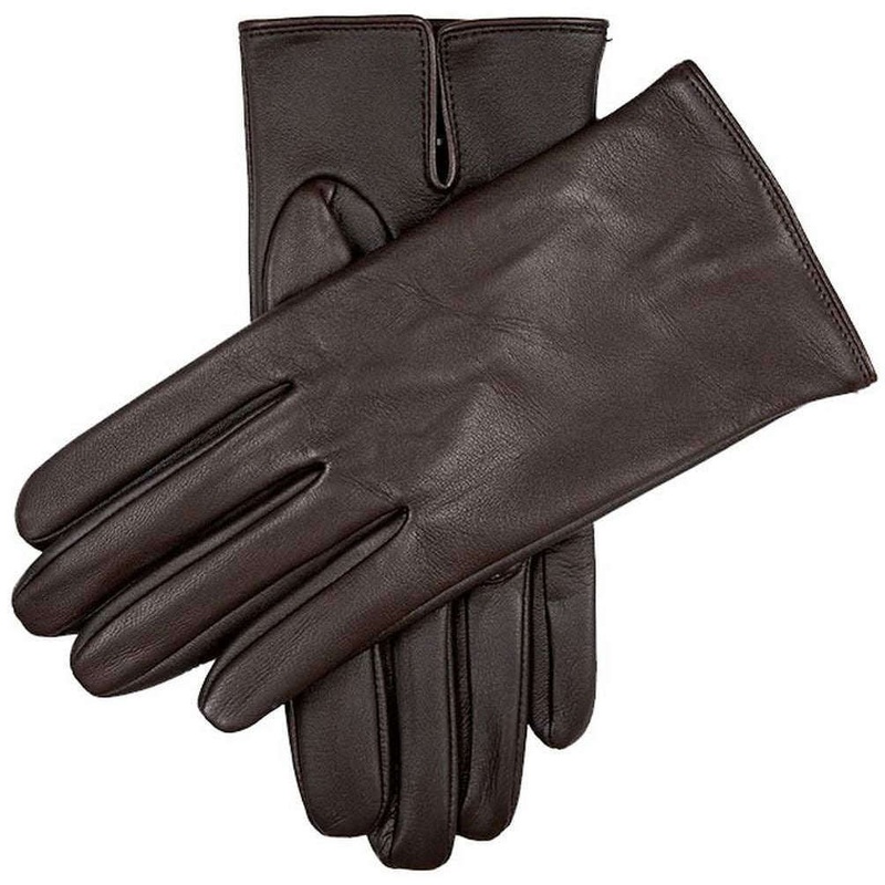 Dents Bowood Touchscreen Leather Gloves – Brown/Beige