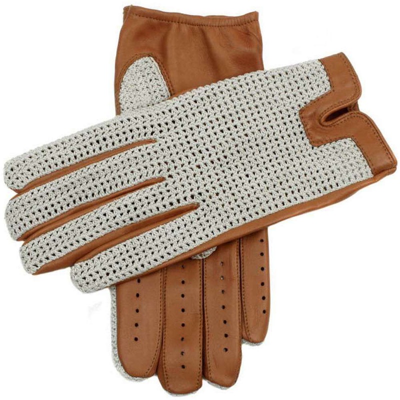 Dents Donnington Crochet Back Driving Gloves – Cork