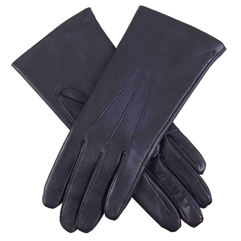 Dents Emma Classic Hairsheep Leather Gloves – Navy