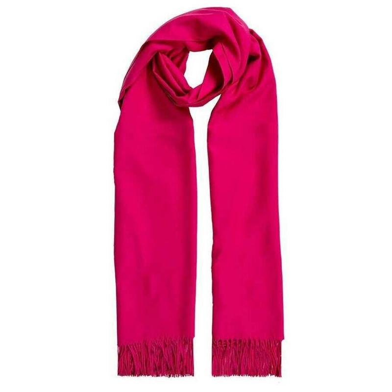 Dents Plain Pashmina Scarf – Orchid Pink