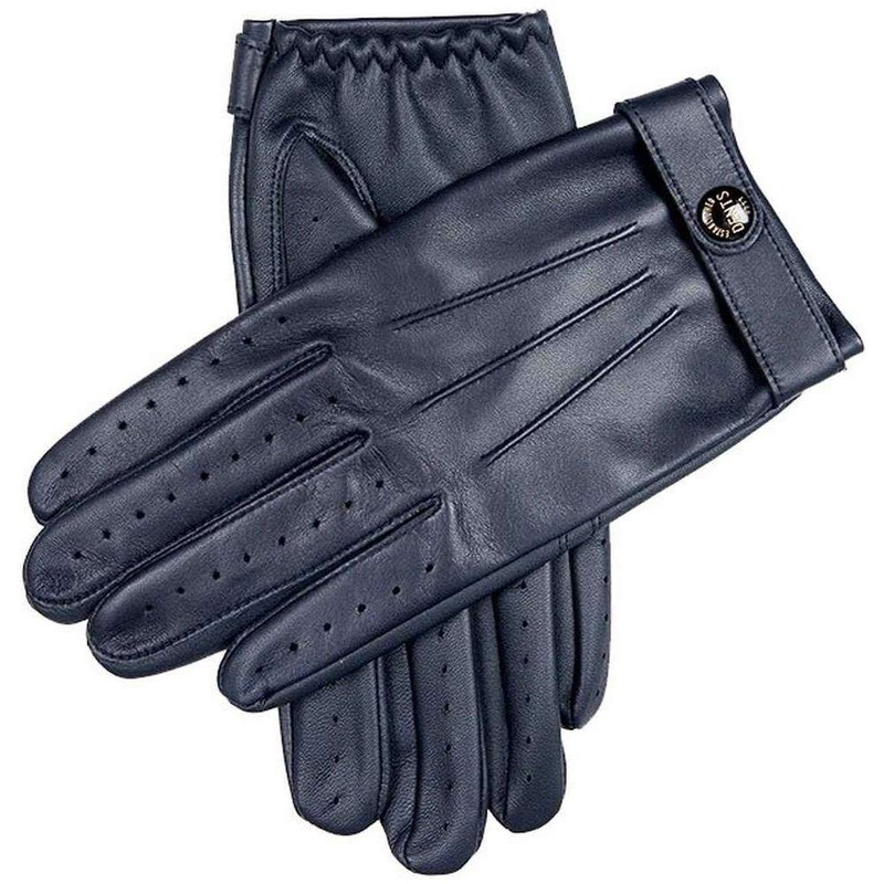 Dents Rollerstone Touchscreen Leather Gloves – Navy