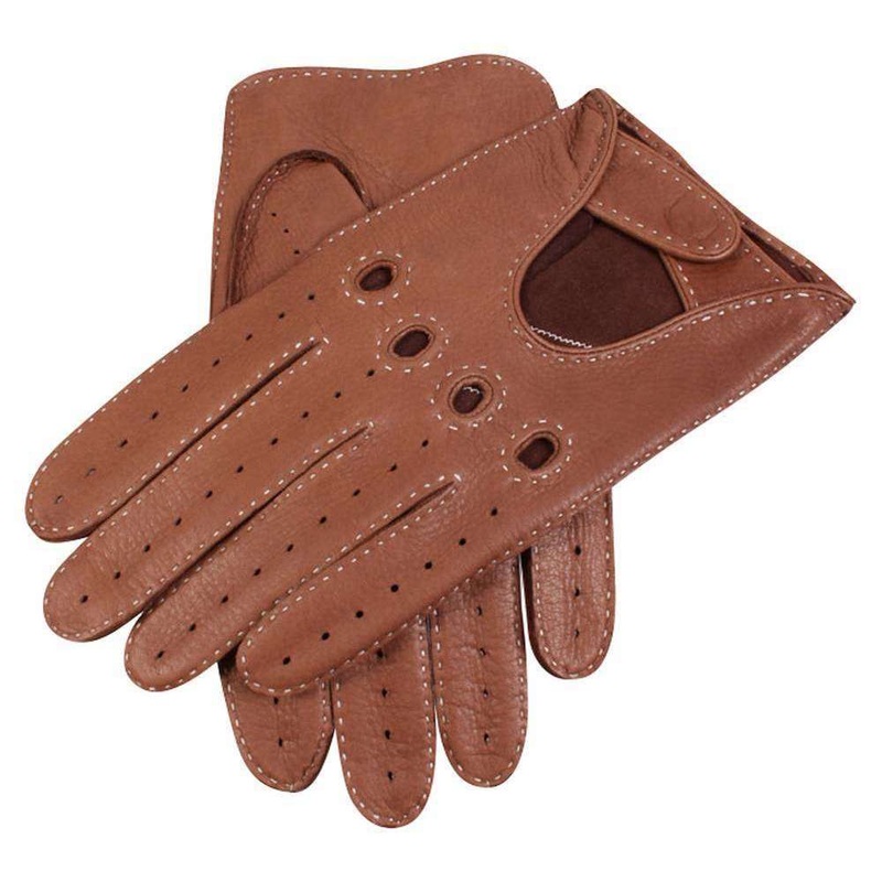 Dents Winchester Deerskin Leather Driving Gloves – Havana Brown