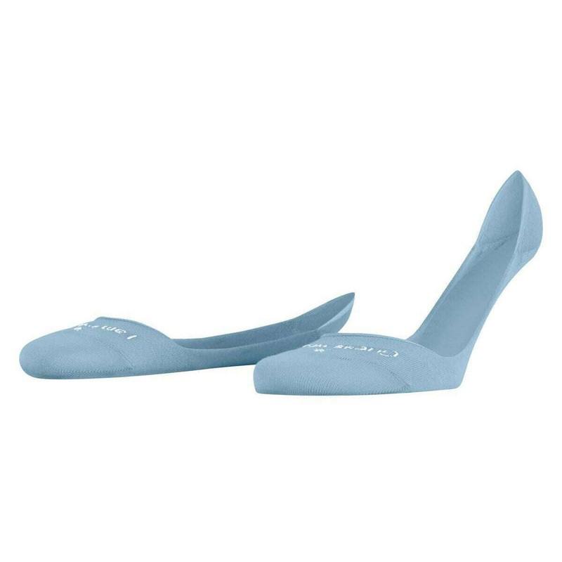 Burlington Carrington No Show Socks – Sky Blue