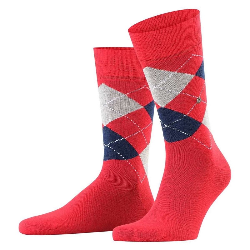 Burlington King Socks – Red Pepper