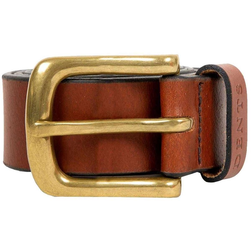 Dents Heritage Smooth Leather Belt – Tan