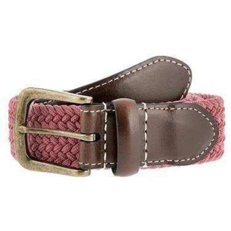 Dents Stretch Elastic Webbing Belt – Flamingo Pink