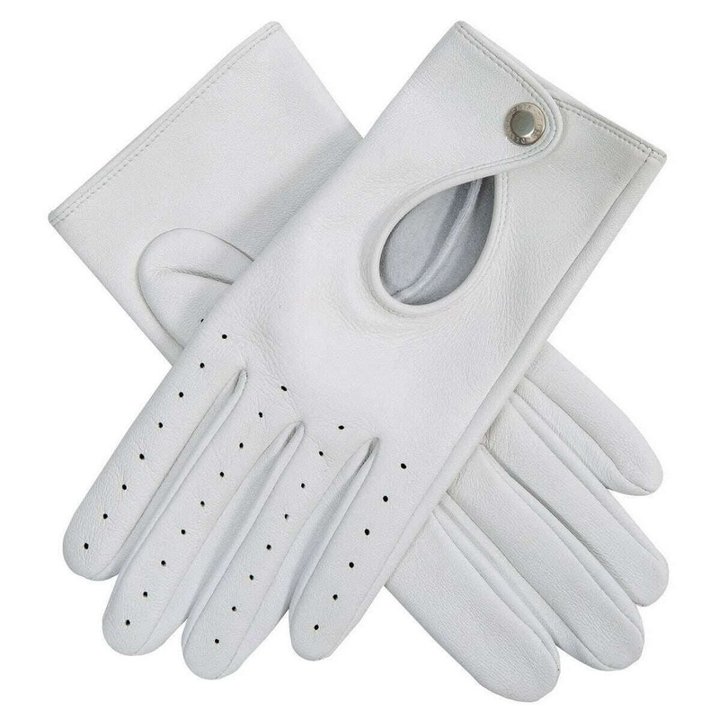 Dents Thruxton Leather Driving Gloves – Pearl Cream