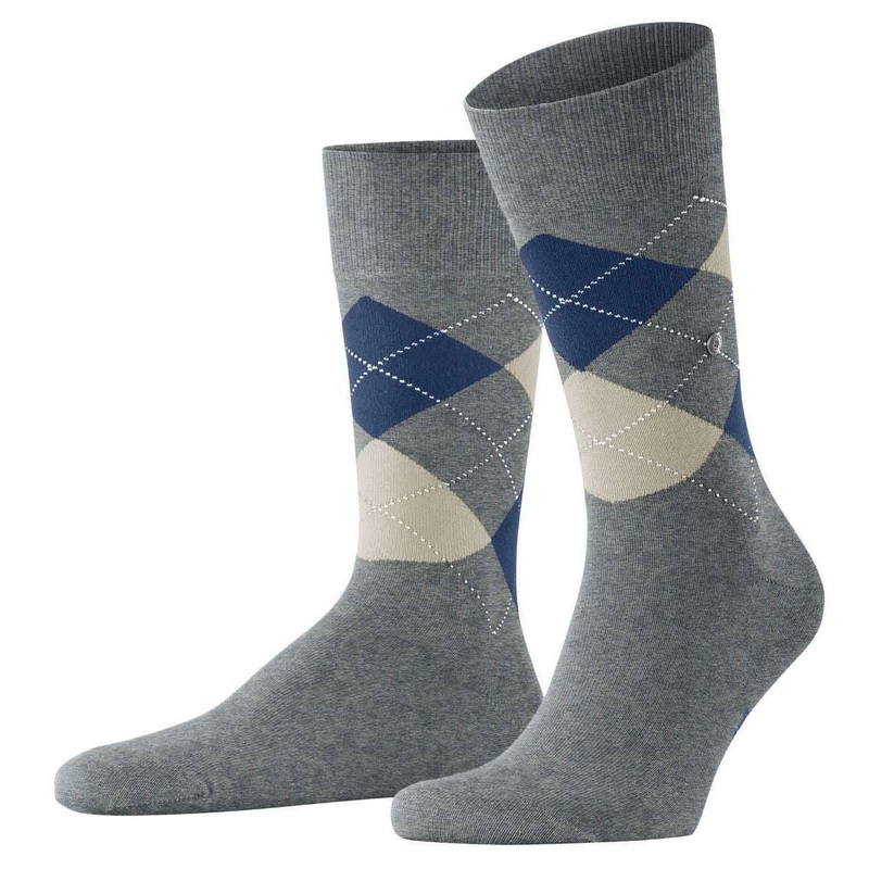 Burlington King Socks – Light Grey Mel