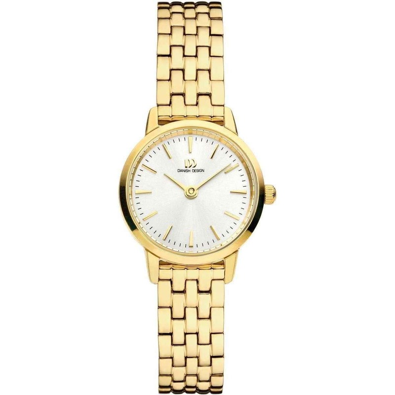 Danish Design Akilia Mini Link Watch – Gold/White