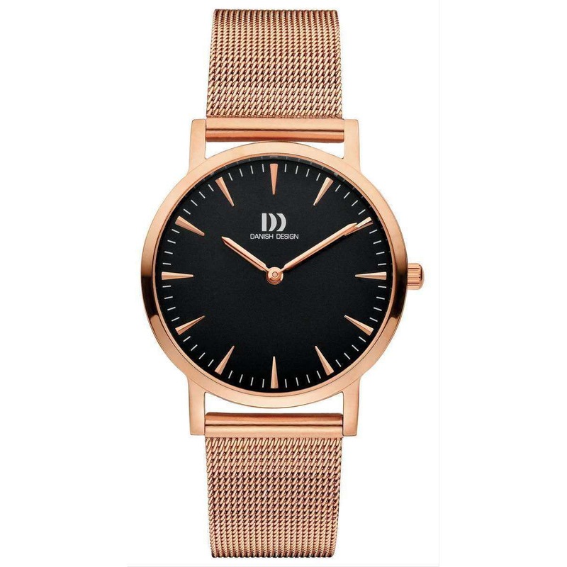 Danish Design Urban London Watch – Rose Gold/Black
