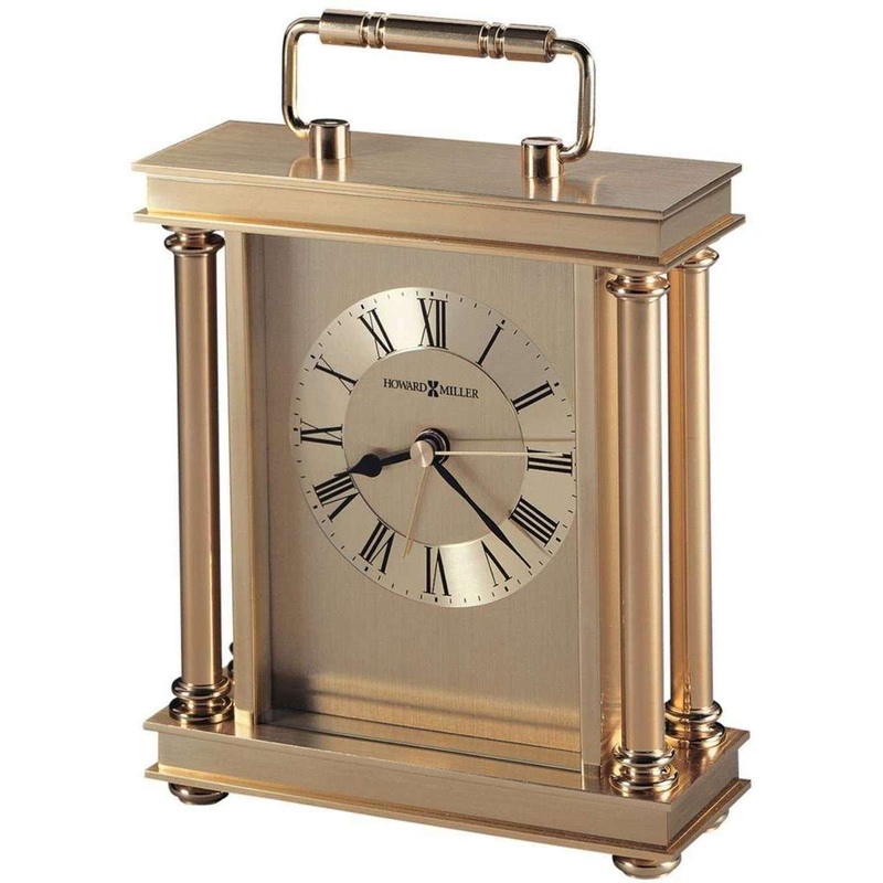 Howard Miller Audra Tabletop Clock – Brass