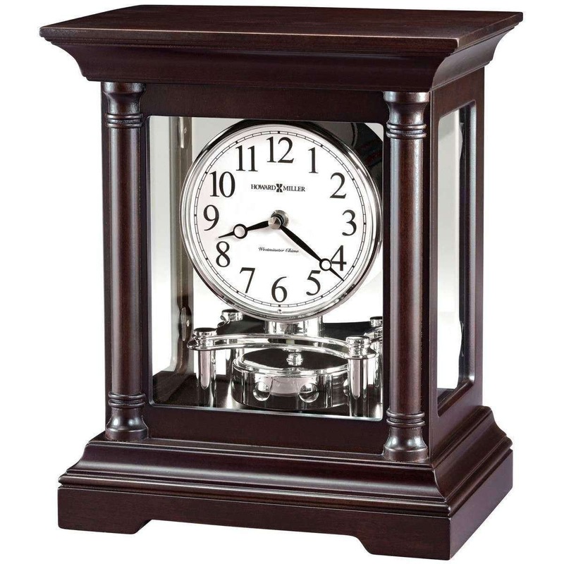 Howard Miller Cassidy Mantel Clock – Dark Brown