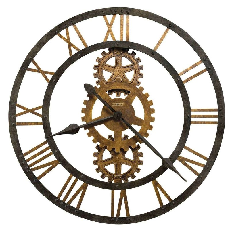 Howard Miller Crosby Wall Clock – Iron Grey