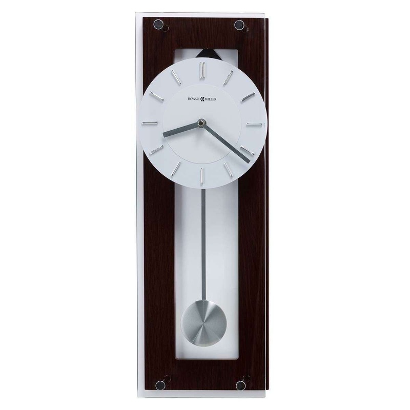Howard Miller Emmett Wall Clock – Coffee Brown