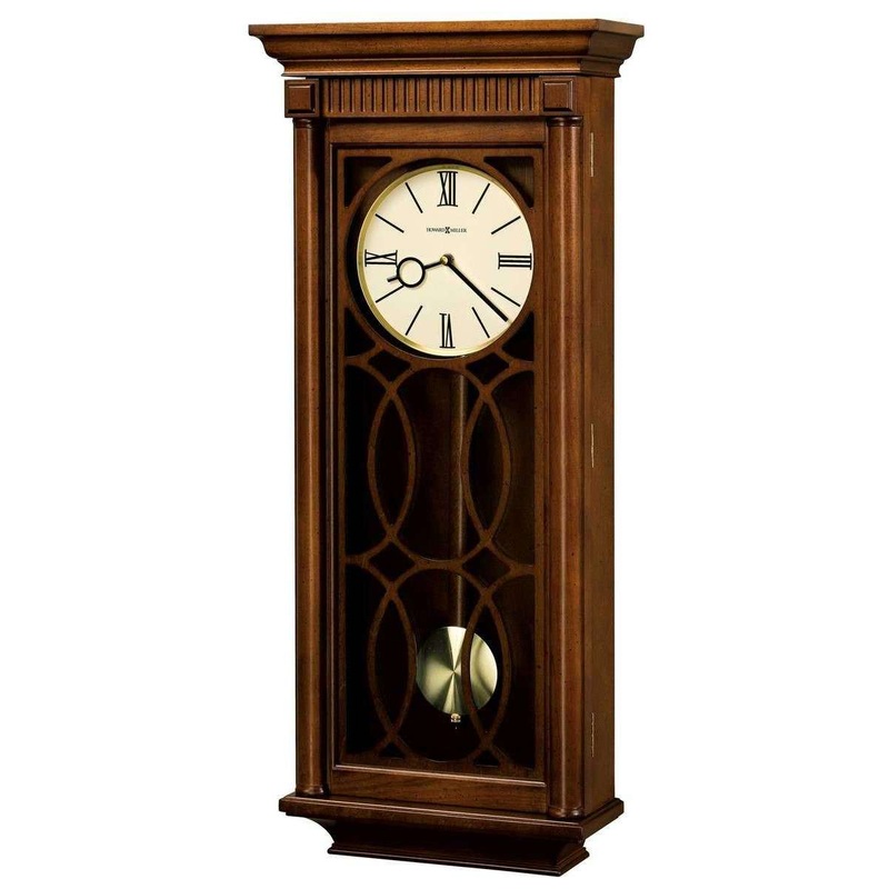 Howard Miller Kathryn Wall Clock – Cherry Brown