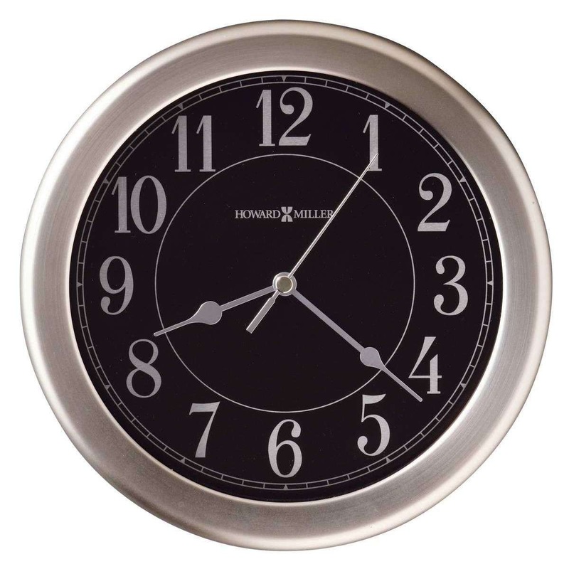 Howard Miller Libra Wall Clock – Brushed Nickel