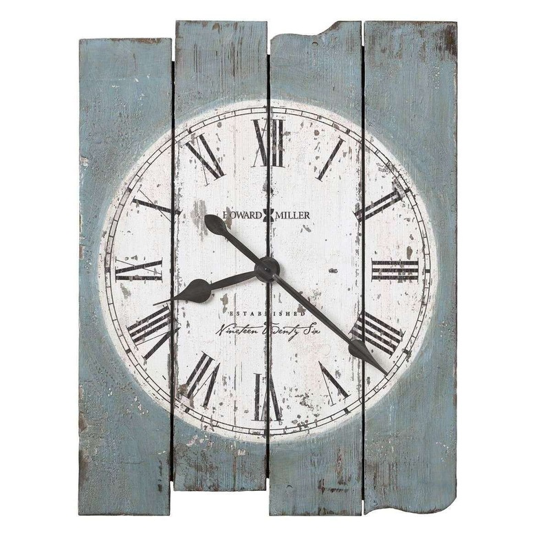 Howard Miller Mack Road Wall Clock – Antique Blue