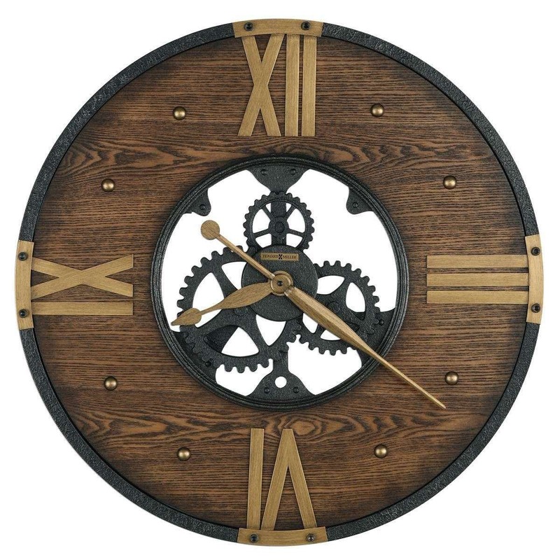 Howard Miller Murano Wall Clock – Matte Black