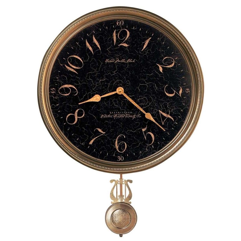 Howard Miller Paris Night Wall Clock – Brass