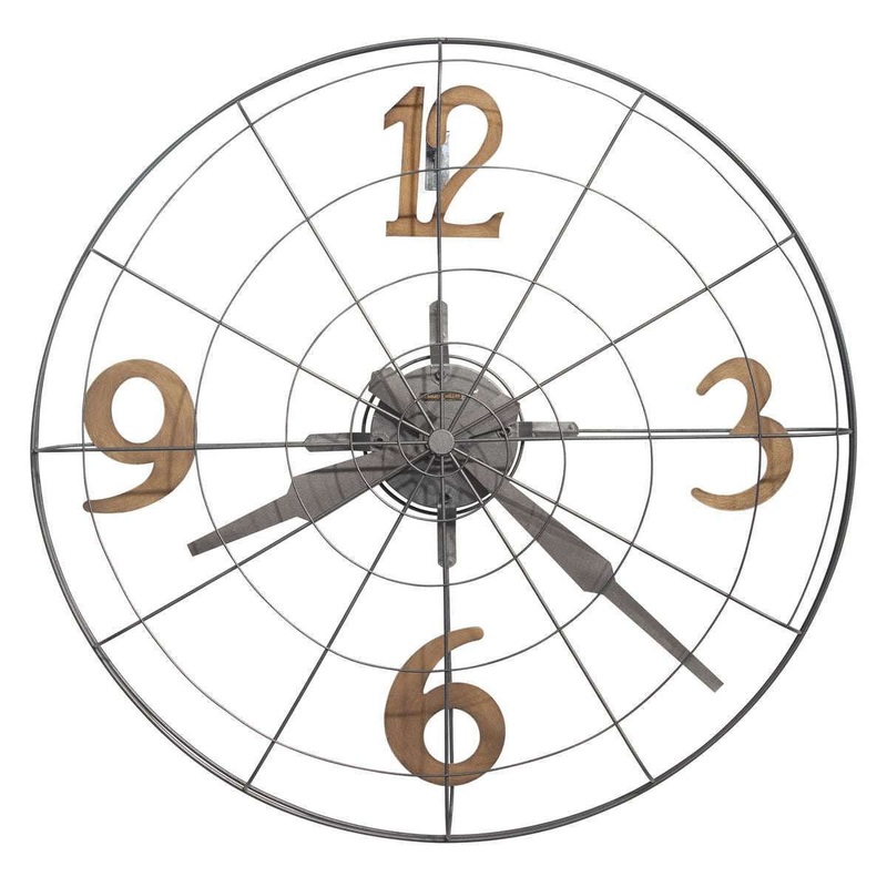 Howard Miller Phan Wall Clock – Warm Grey