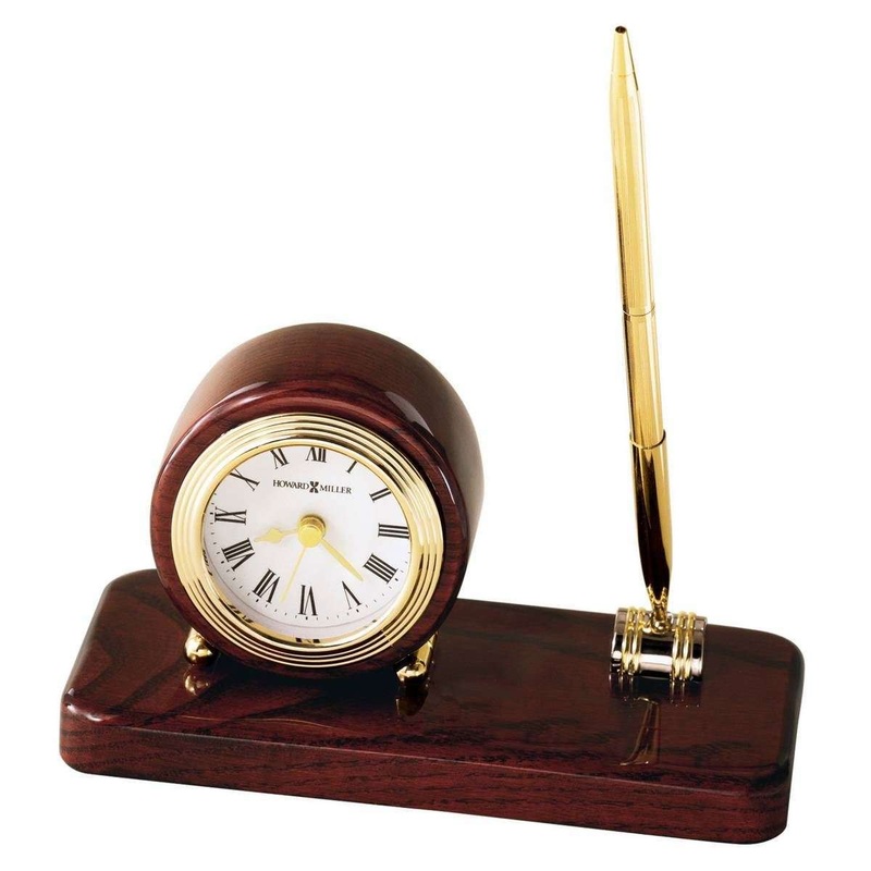 Howard Miller Roland Tabletop Clock – Rosewood
