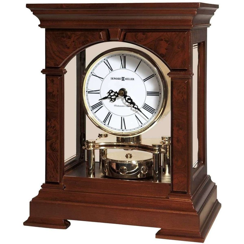 Howard Miller Statesboro Mantel Clock – Dark Brown