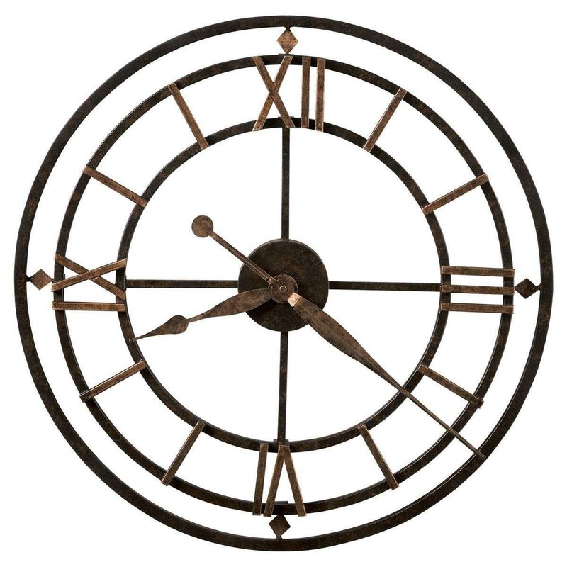 Howard Miller York Station Wall Clock – Antique Gold