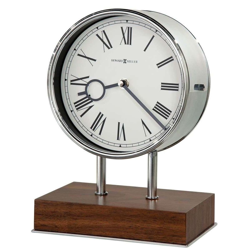 Howard Miller Zoltan Mantel Clock – Chrome