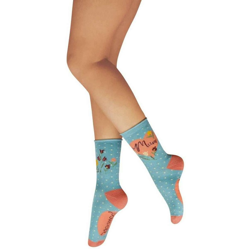 Powder Special Mum Ankle Socks – Denim Blue