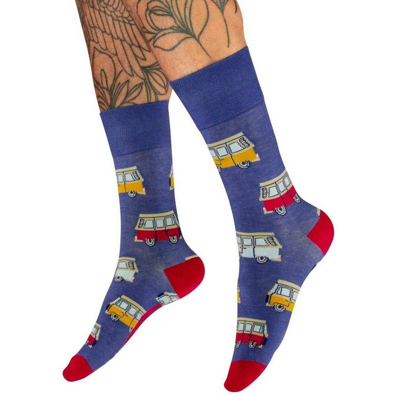 Powder Vintage Van Socks – Denim Blue