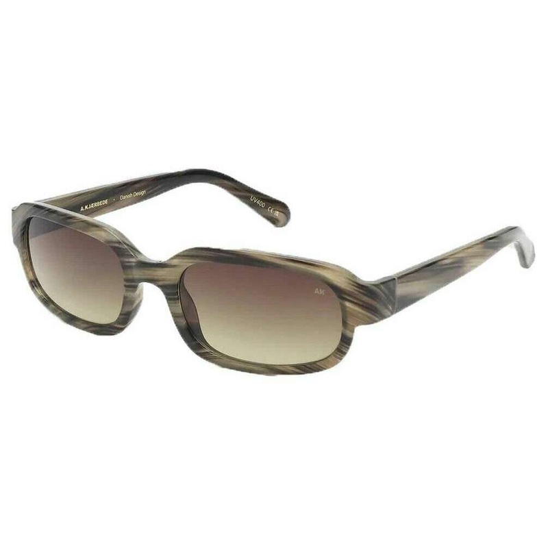 A.Kjaerbede Will Sunglasses – Striped Horn Brown