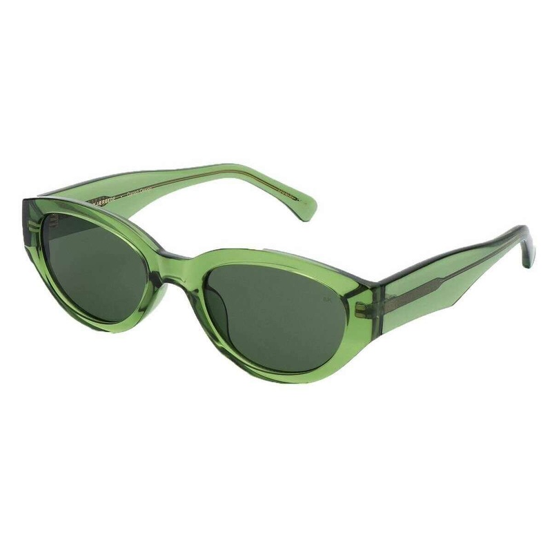 A.Kjaerbede Winnie Sunglasses – Light Olive Transparent