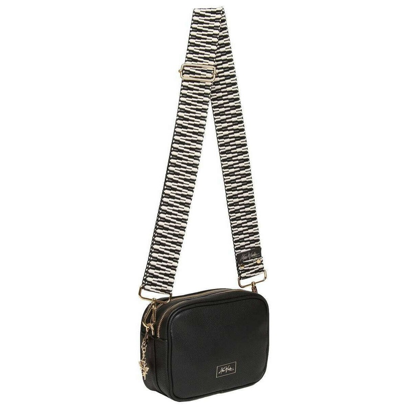 Alice Wheeler London Soho Camera Cross Body Bag – Black