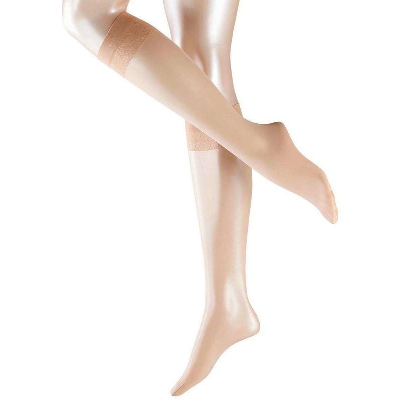 Falke Deluxe Matte 20 Denier Transparent Knee High Tights – Crystal Beige