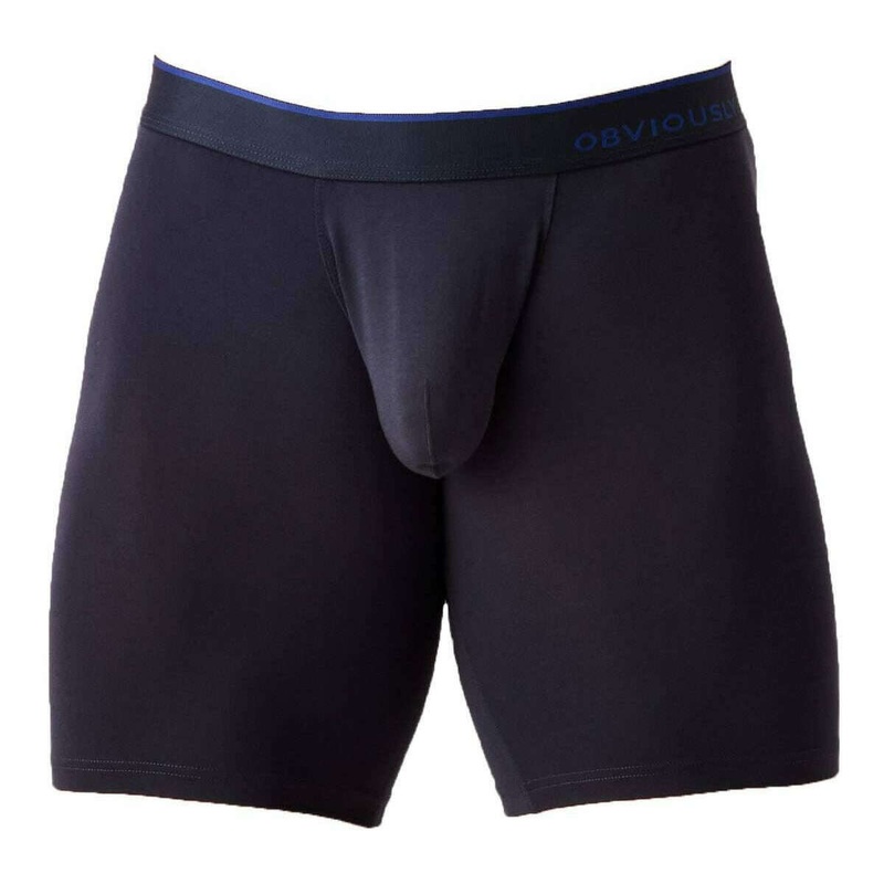 Obviously PrimeMan Boxer Brief 9inch Leg – Charcoal Black