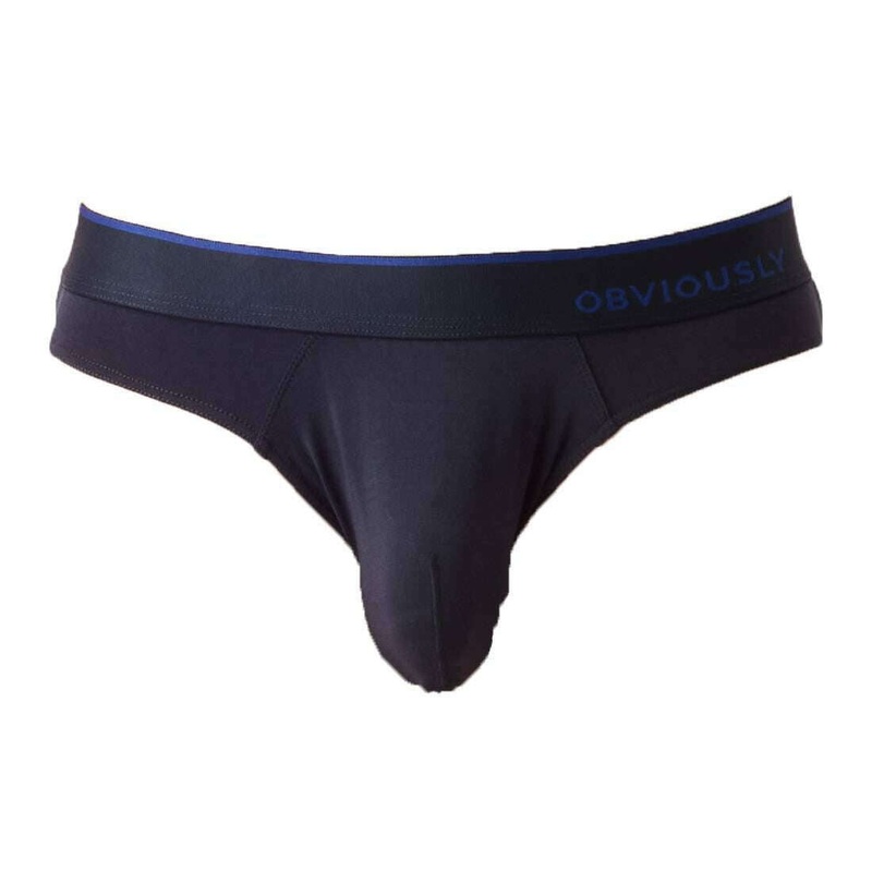 Obviously PrimeMan Hipster Brief – Charcoal Black