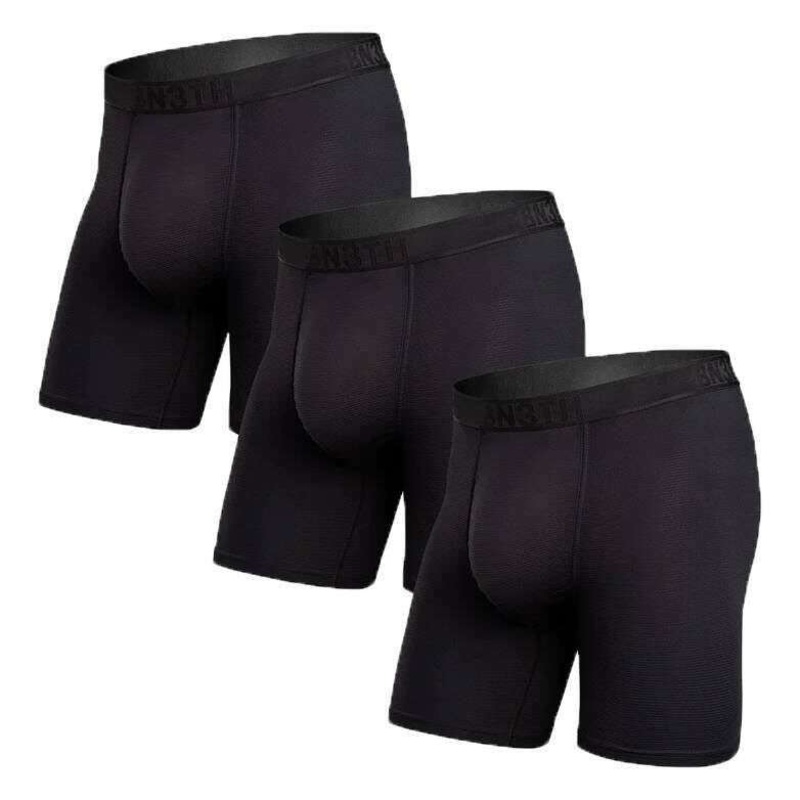 BN3TH Pro Flex 3 Pack Boxer Brief – Black