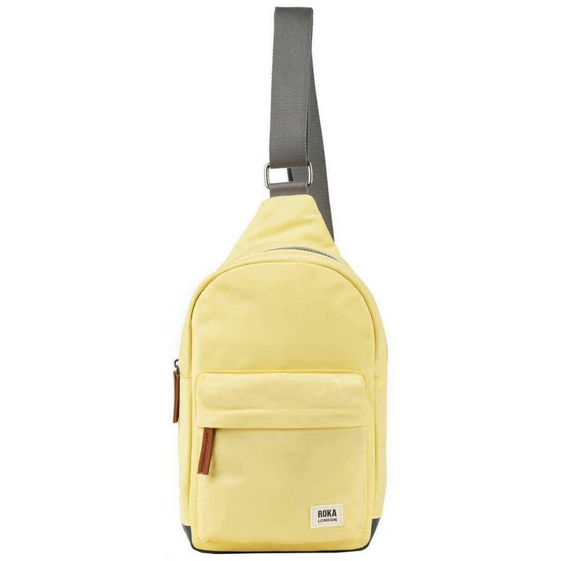 Roka Willesden B Large Recycled Nylon Scooter Bag – Citron Yellow