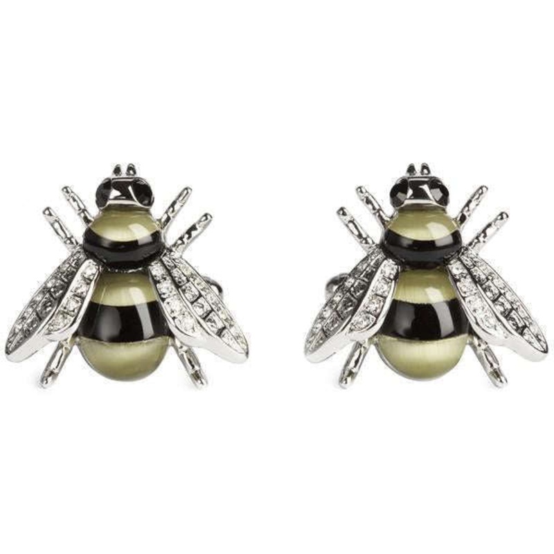 Simon Carter Darwin Bee Cufflinks – Gold/Black