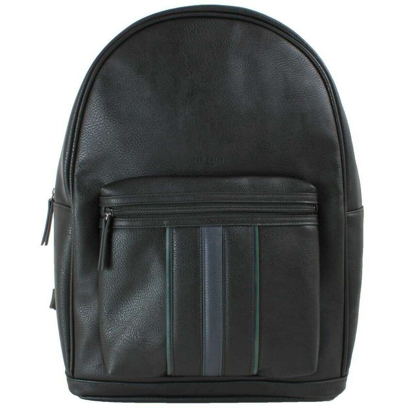 Ted Baker Keviin Striped Backpack – Black