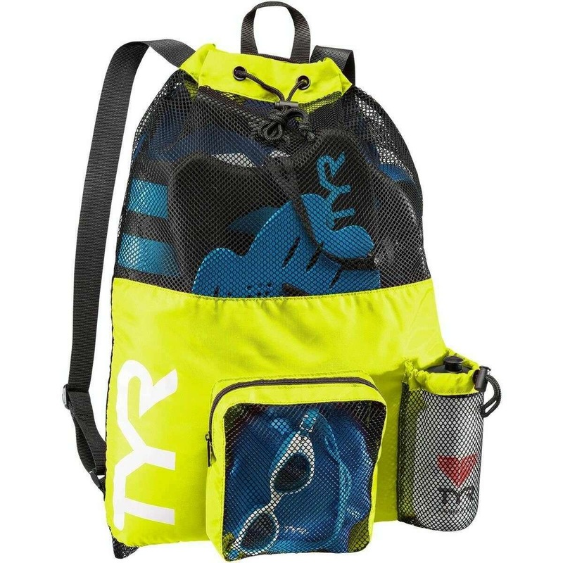 TYR Big Mesh Mummy Backpack – Fluorescent Yellow