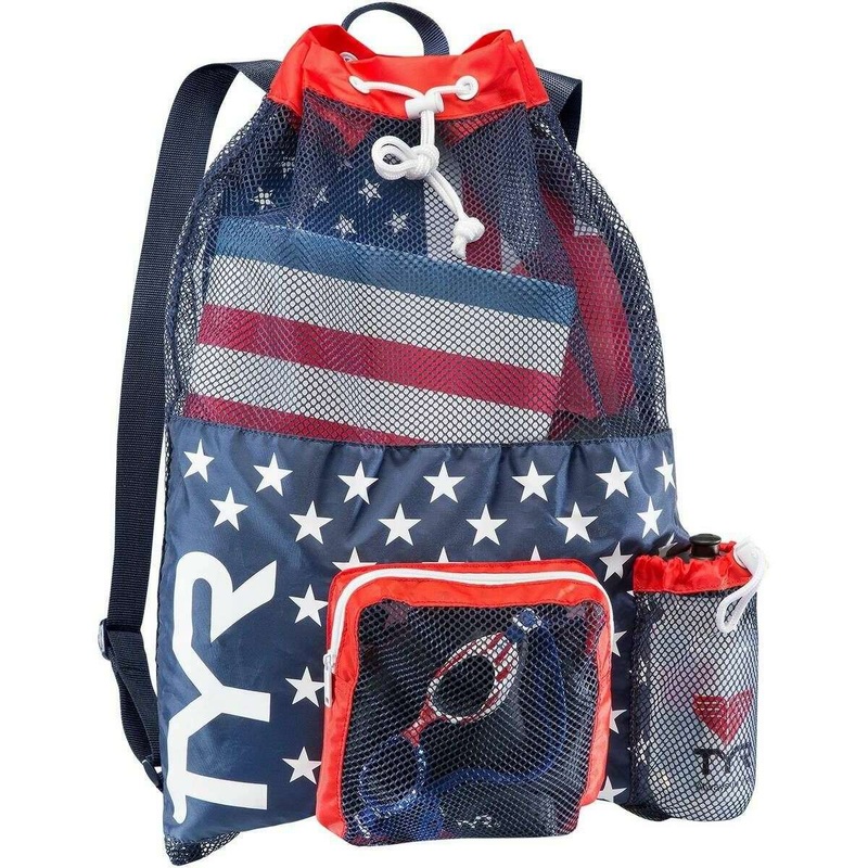 TYR Big Mesh Mummy Backpack – Red/Navy