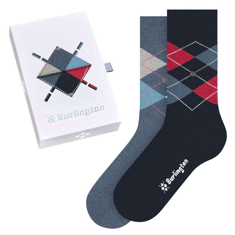Burlington Basic Gift Box Socks – Sortiment/Navy/Blue