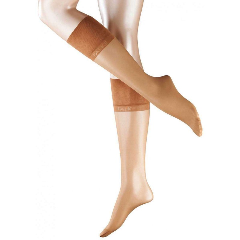 Falke Pure Matte 20 Denier Transparent Sensitive Top Matte Knee-High Tights – Powder