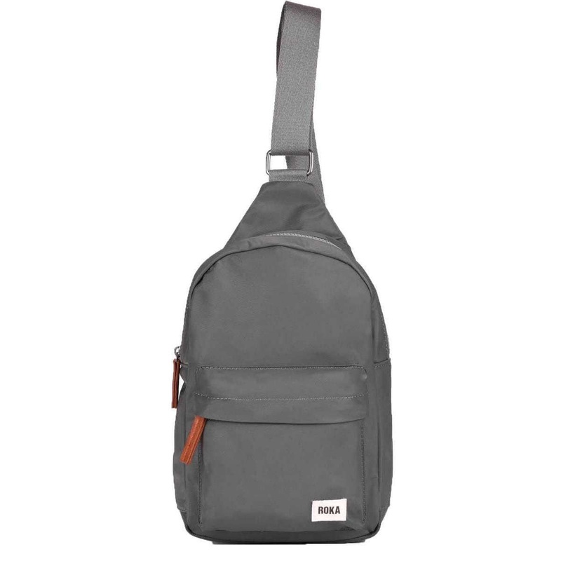 Roka Willesden B Sustainable Nylon Scooter Bag – Graphite Grey
