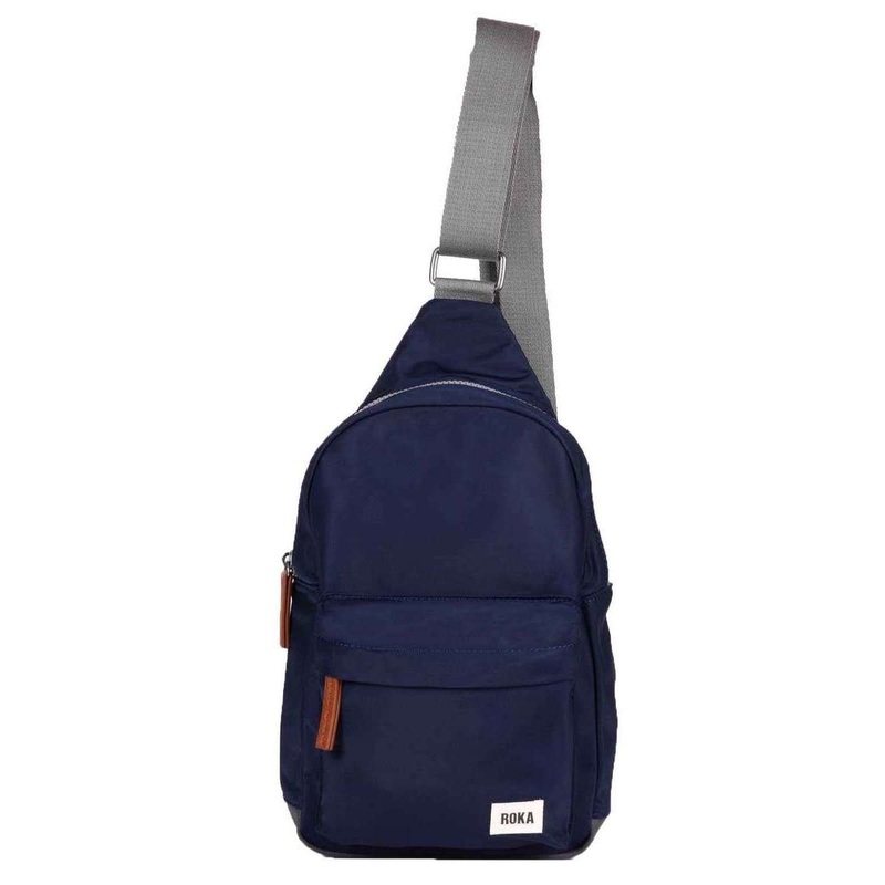 Roka Willesden B Sustainable Nylon Scooter Bag – Midnight Blue