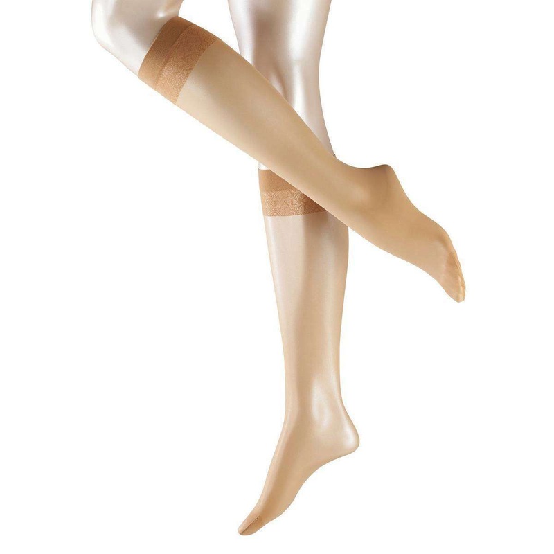 Falke Matte Deluxe 20 Denier Transparent Matte Knee High Tights – Golden Tan