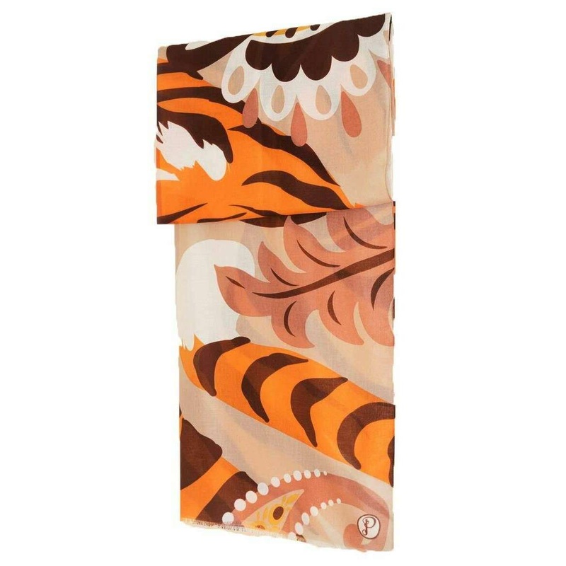 Powder Printed Thrill of the Tiger Scarf – Dusky Rose