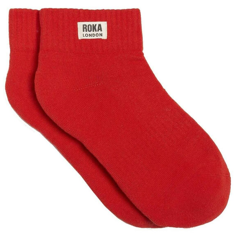 Roka Wembley Socks – Cranberry Red