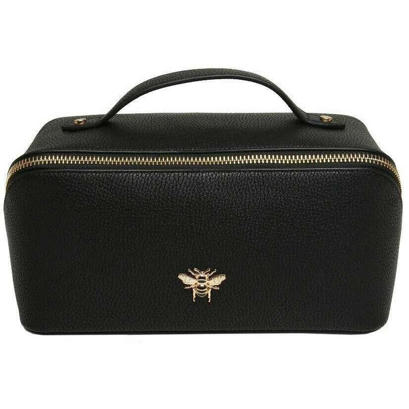 Alice Wheeler London Large Luxury Train Case – Black